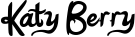 Katy Berry font
